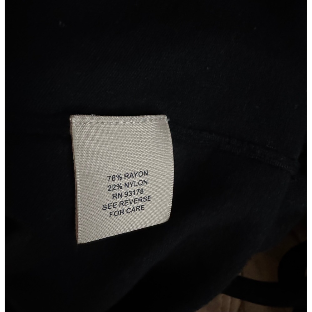 Philosophy Republic Clothing Women Black Crew Neck Sweater Gold Cuff Button Sz S - Picture 5 of 10